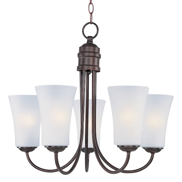 Maxim Lighting Logan 5-Light 20" Wide Oil Rubbed Bronze Chandelier 10045FTOI - main